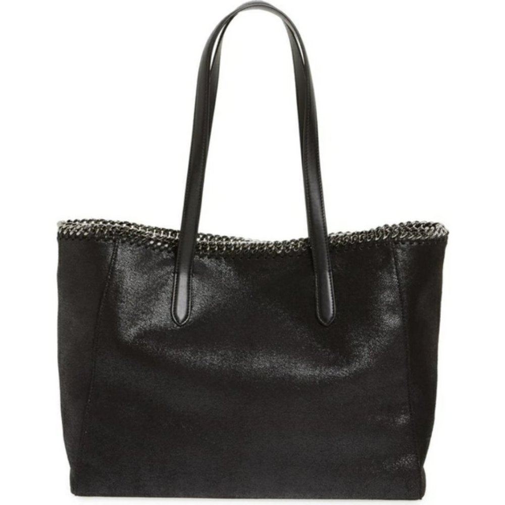 Stella McCartney Falabella Shaggy Deer Black Tote